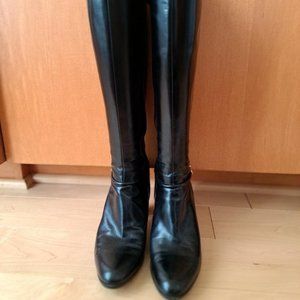 Salvatore Ferragamo Tall Leather Boots